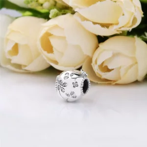 Charms PANDORA Błyszcząca czaszka 797866CZ