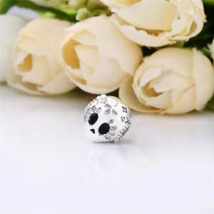 Charms PANDORA Błyszcząca czaszka 797866CZ