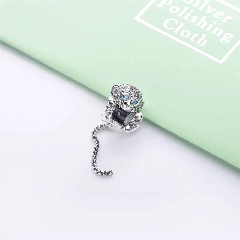(zdjęcie do) Charms PANDORA Błyszcząca małpka 798054CZ - Wyświetl 2