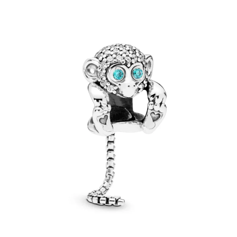 (zdjęcie do) Charms PANDORA Błyszcząca małpka 798054CZ