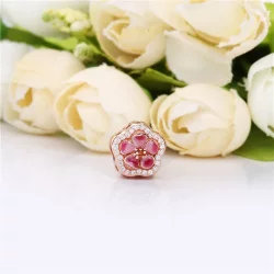 Charms PANDORA Kwiat musującego kwiatu brzoskwini 788079CZ