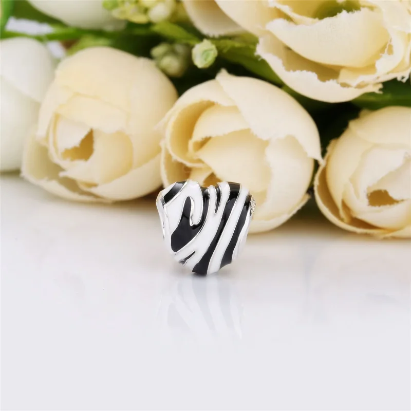 (zdjęcie do) Charms PANDORA Nieposkromione paski 798056ENMX - Wyświetl 2