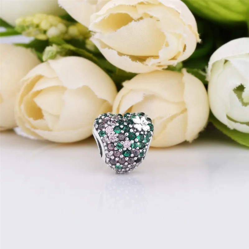 (zdjęcie do) Charms PANDORA Serce z koniczyną 797869NRGMX - Wyświetl 2