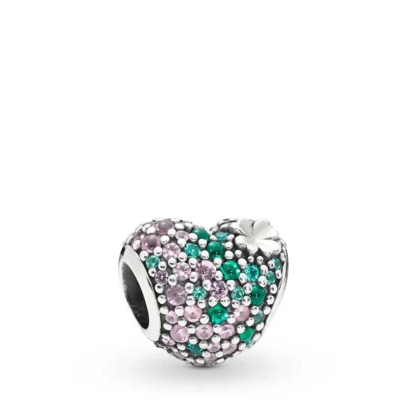 (zdjęcie do) Charms PANDORA Serce z koniczyną 797869NRGMX