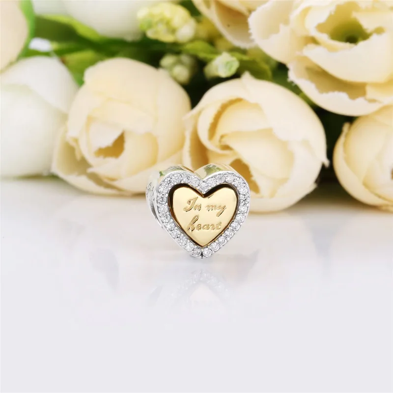 (zdjęcie do) Charms PANDORA W moim sercu 767606CZ - Wyświetl 2