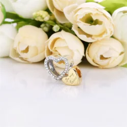 Charms PANDORA W moim sercu 767606CZ