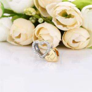 Charms PANDORA W moim sercu 767606CZ