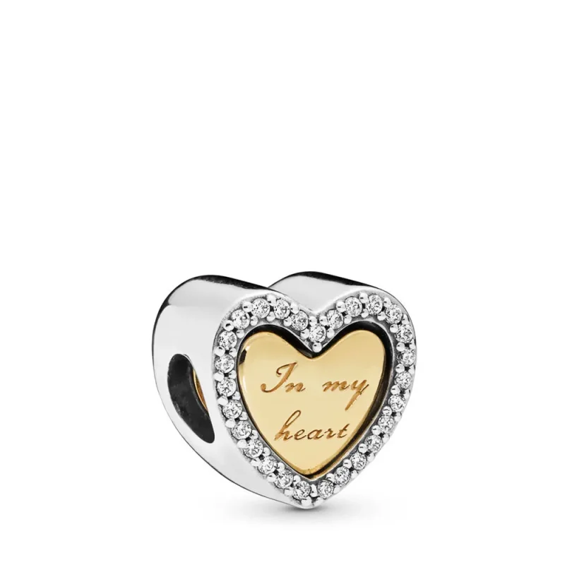 (zdjęcie do) Charms PANDORA W moim sercu 767606CZ