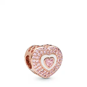 Charms PANDORA W sercu 788097NPR