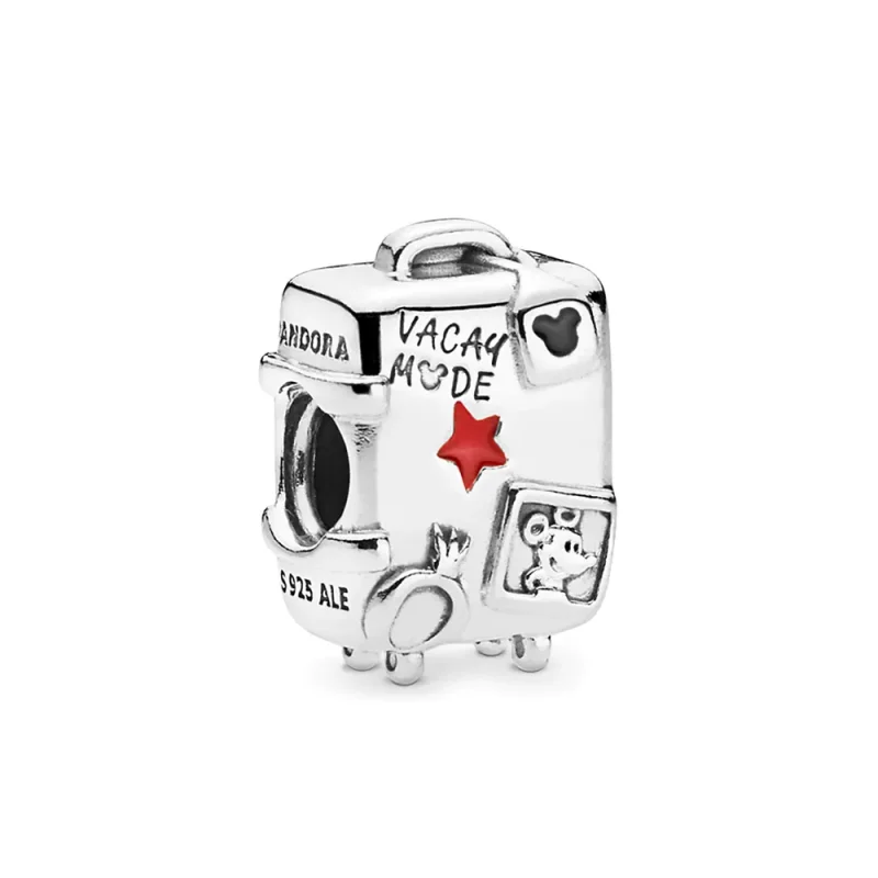 (zdjęcie do) Charms PANDORA Walizka „Vacay Mode” Mickey i Myszka Minnie 7501057372312P