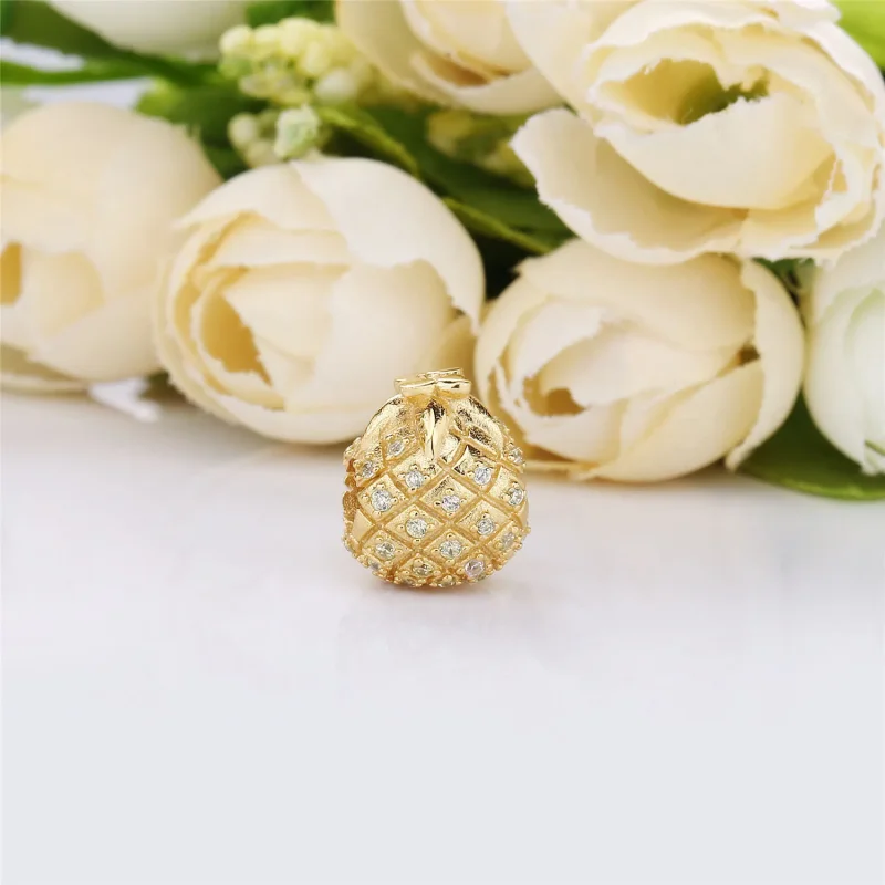 (zdjęcie do) Charms Złoty ananas, Pandora Shine 767904CCZ - Wyświetl 2