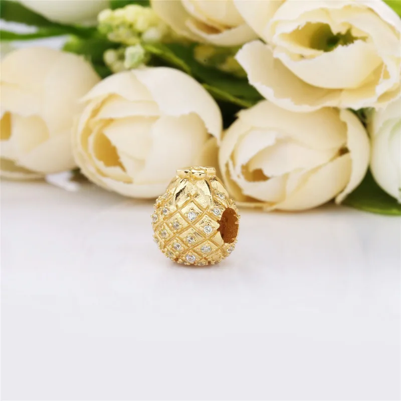 (zdjęcie do) Charms Złoty ananas, Pandora Shine 767904CCZ - Wyświetl 3