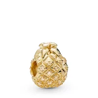 Charms Złoty ananas, Pandora Shine 767904CCZ