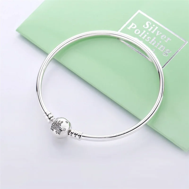 (zdjęcie do) Disney, Srebrna bransoletka bangle PANDORA Zamek Fantasyland 10PNDA-64695 - Wyświetl 2