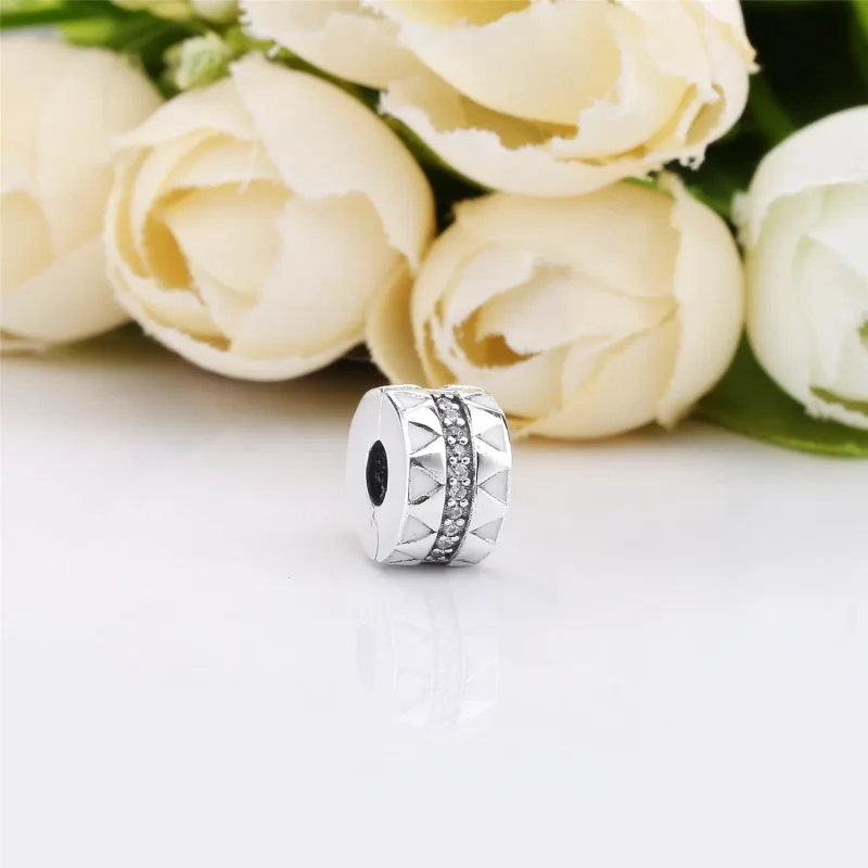 (zdjęcie do) Klips PANDORA Błyszczące połączenia 798067CZ - Wyświetl 2