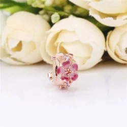 Klips PANDORA Kwiat brzoskwini 788099CZ