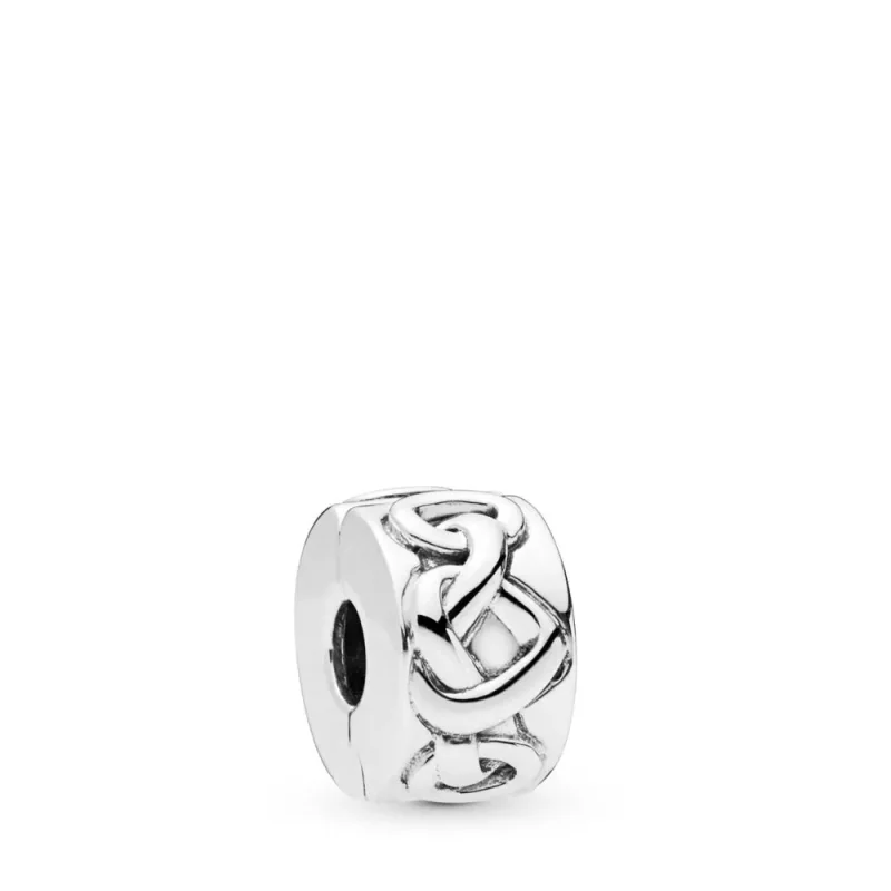 (zdjęcie do) Klips PANDORA Związane serca 798035