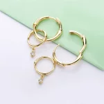 Kolczyki PANDORA Rose Kwiat 267927CZ