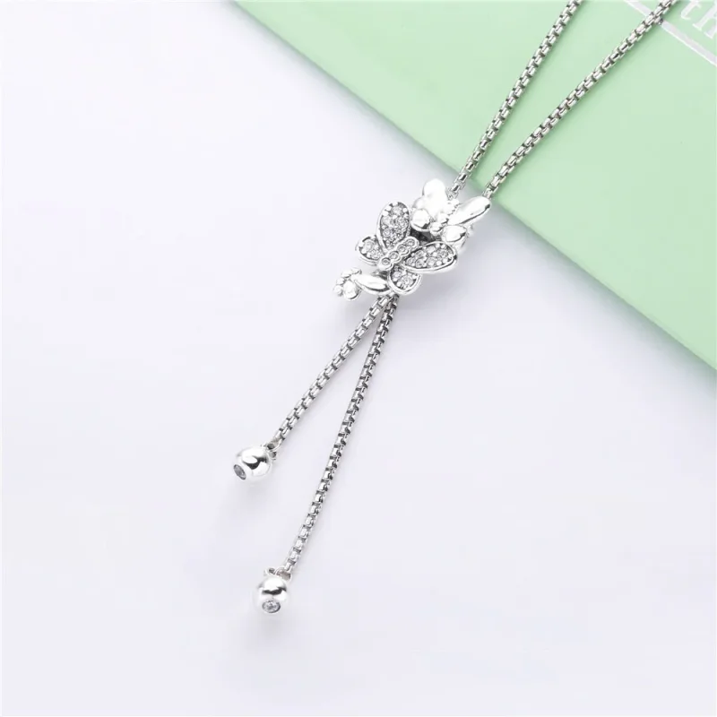 (zdjęcie do) Srebrny naszyjnik PANDORA 397911CZ - Wyświetl 2