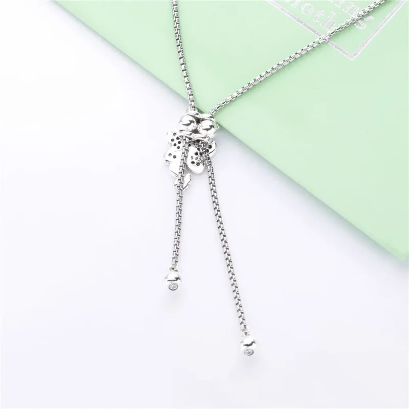 (zdjęcie do) Srebrny naszyjnik PANDORA 397911CZ - Wyświetl 3