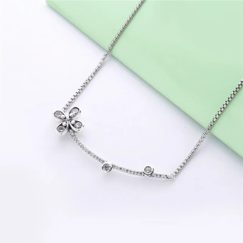 (zdjęcie do) Srebrny naszyjnik PANDORA 397956CZ - Wyświetl 3