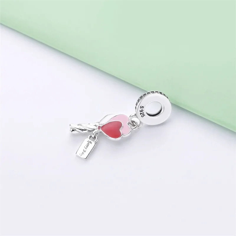 (zdjęcie do) Zawieszka PANDORA Balonowe serca 798076CZ - Wyświetl 3