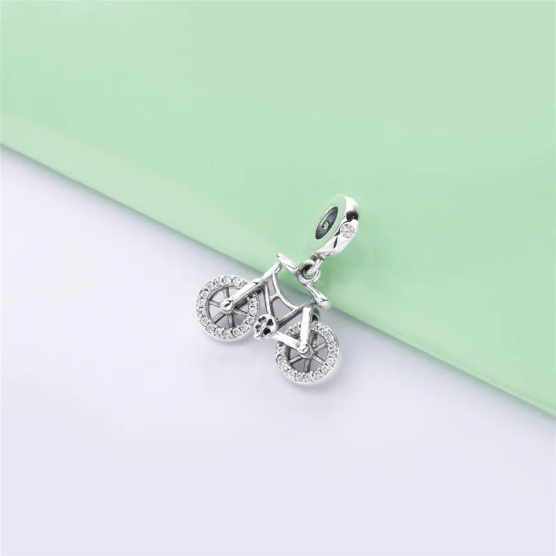 (zdjęcie do) Zawieszka PANDORA Błyszczący rower 797858CZ - Wyświetl 2