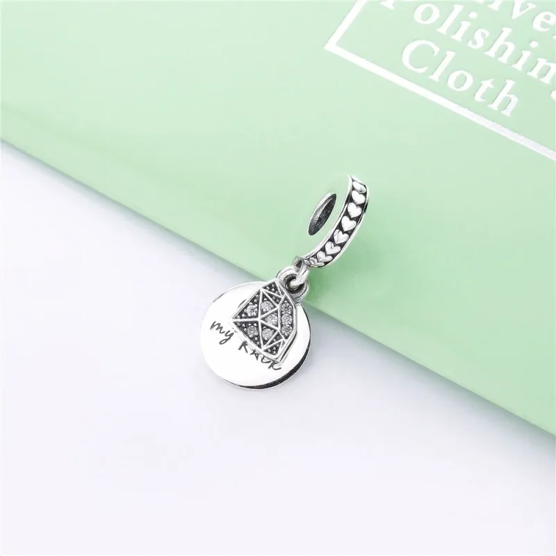 (zdjęcie do) Zawieszka PANDORA Diamentowe wsparcie 798102CZ - Wyświetl 2
