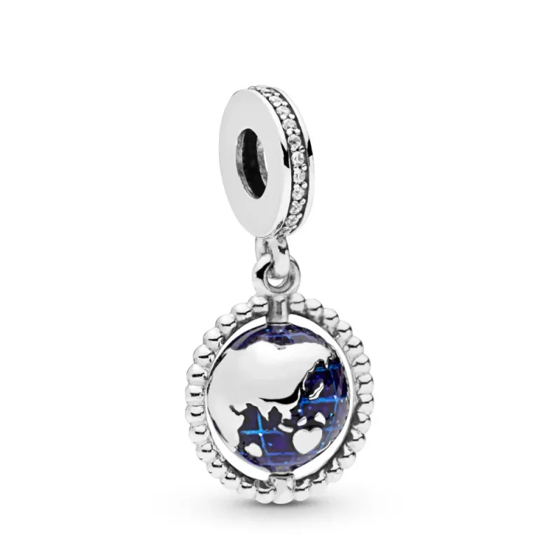(zdjęcie do) Zawieszka PANDORA Obrotowy świat 798021CZ