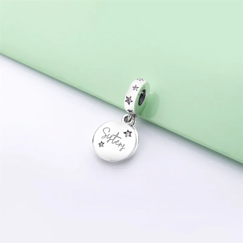 (zdjęcie do) Zawieszka PANDORA Siostry na zawsze 798012FPC - Wyświetl 2