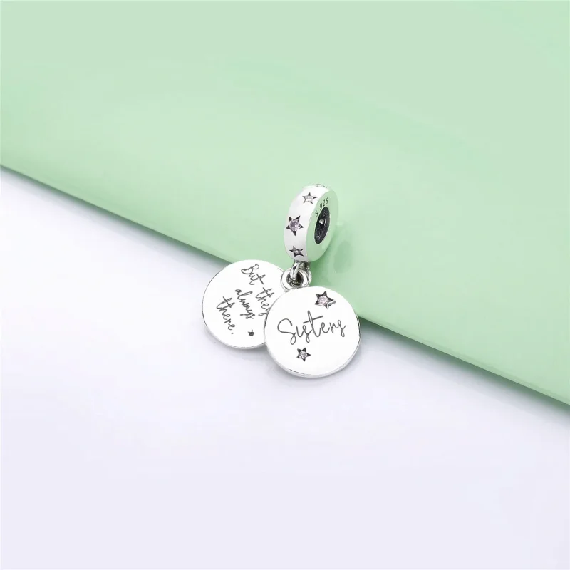 (zdjęcie do) Zawieszka PANDORA Siostry na zawsze 798012FPC - Wyświetl 3
