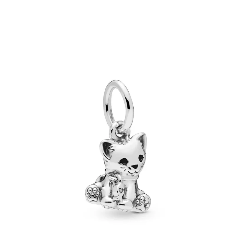(zdjęcie do) Zawieszka PANDORA Uroczy kot 798011EN16