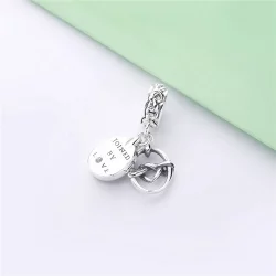 Zawieszka PANDORA Zaplątane serca 798095CZ