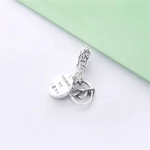 Zawieszka PANDORA Zaplątane serca 798095CZ