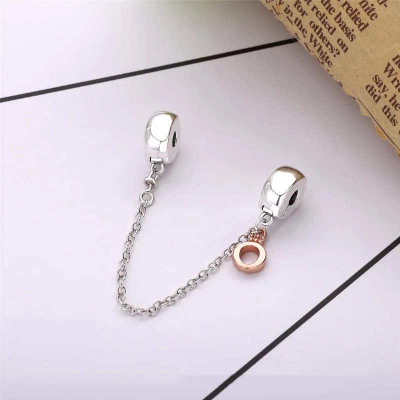 (zdjęcie do) Łańcuszek zabezpieczający PANDORA Monogram 788313 - Wyświetl 4