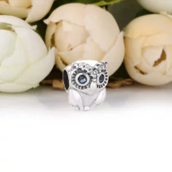 Charms PANDORA Błyszcząca sowa 798397NBCB
