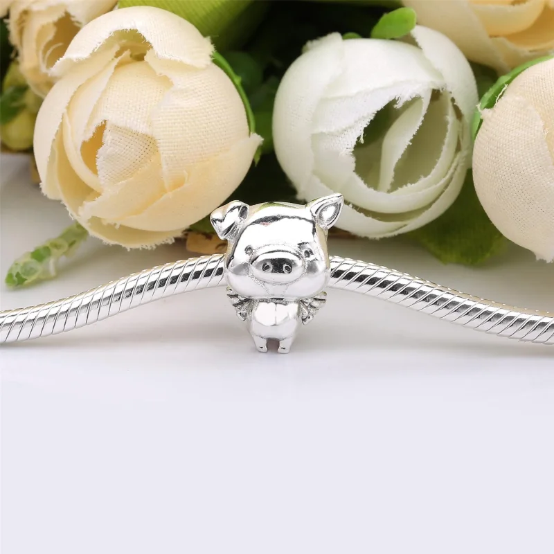 (zdjęcie do) Charms PANDORA Latająca świnka Pippo 798253 - Wyświetl 2