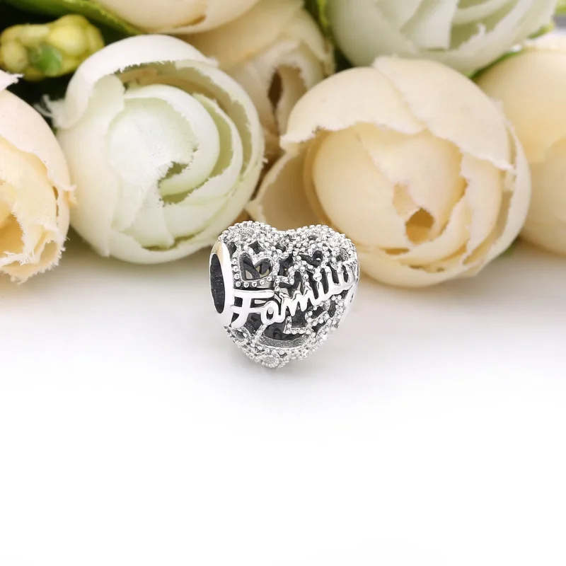 (zdjęcie do) Charms PANDORA Rodzinne serce 798571C00 - Wyświetl 2