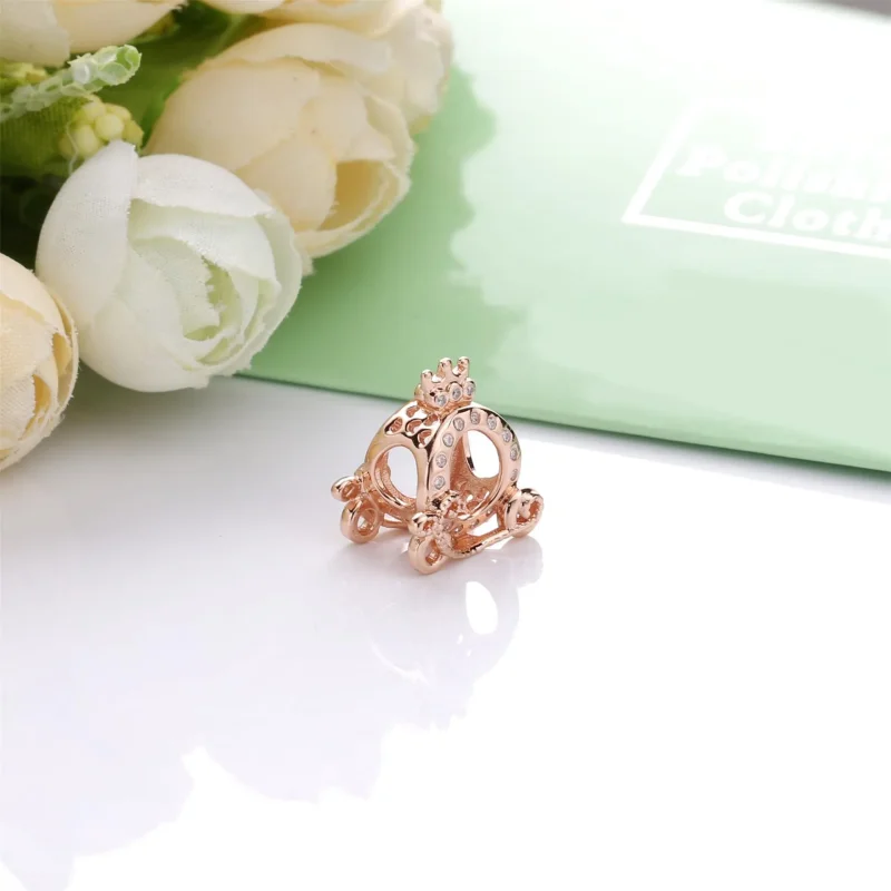 (zdjęcie do) Charms PANDORA Rose Korona O wózek 788129CZ - Wyświetl 3