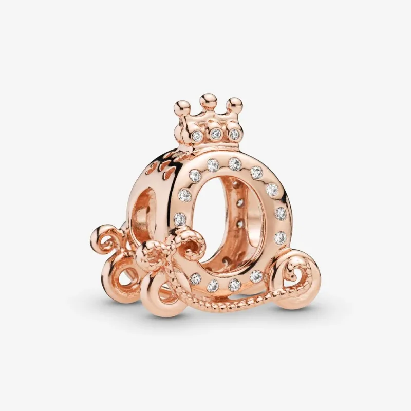 (zdjęcie do) Charms PANDORA Rose Korona O wózek 788129CZ