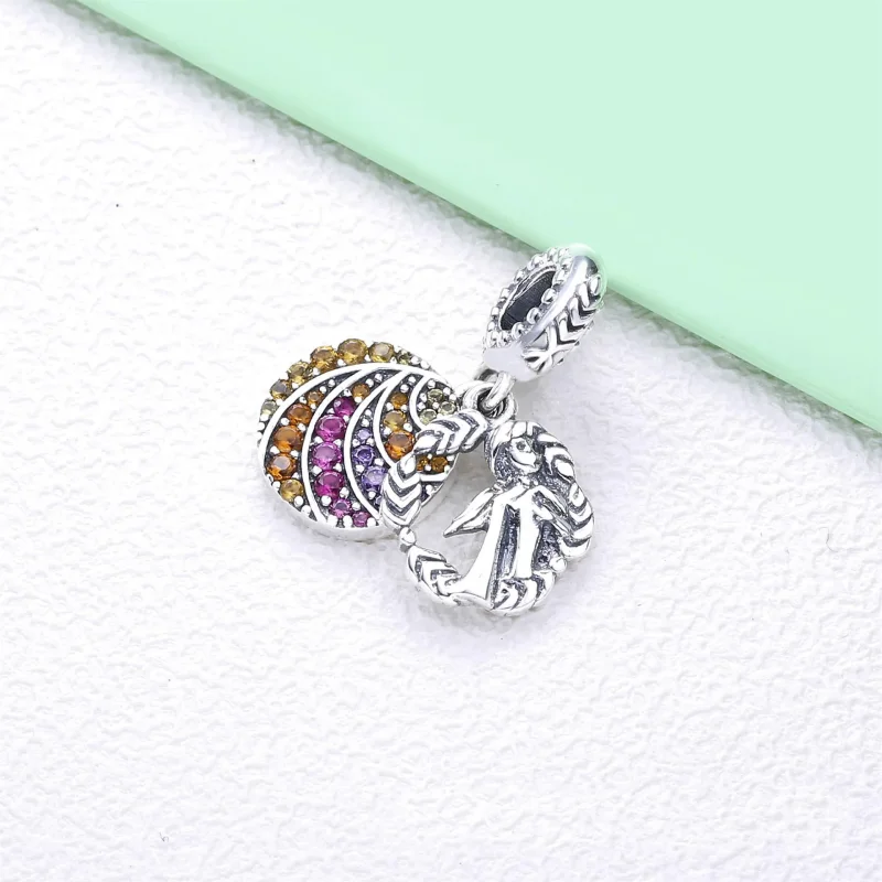 (zdjęcie do) Disney, Zawieszka PANDORA Mrożone Anna 798457C01 - Wyświetl 2