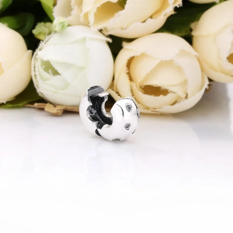 (zdjęcie do) Klips PANDORA Błyszczące liście 798345CZ - Wyświetl 4