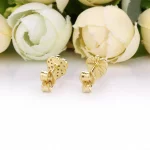Kolczyki PANDORA Shine Shining & lśniący liść 268334CZ