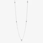 Naszyjnik PANDORA Olśniewające kropelki Dainty 590525CZ