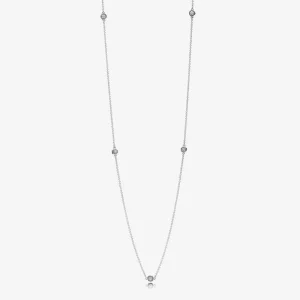 Naszyjnik PANDORA Olśniewające kropelki Dainty 590525CZ
