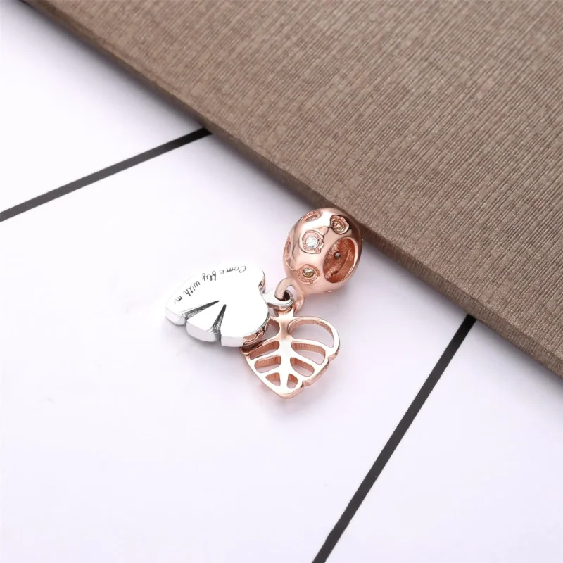 (zdjęcie do) Zawieszka PANDORA Błyszczące liście 788247CZ - Wyświetl 3