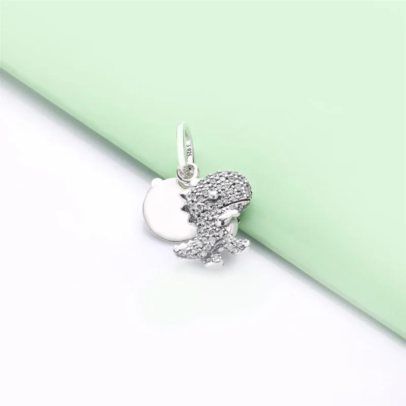 (zdjęcie do) Zawieszka PANDORA Dinozaur Pavé 798186CZ - Wyświetl 3