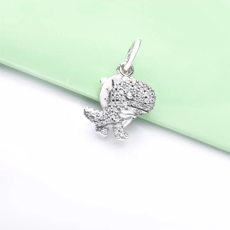 (zdjęcie do) Zawieszka PANDORA Dinozaur Pavé 798186CZ - Wyświetl 4