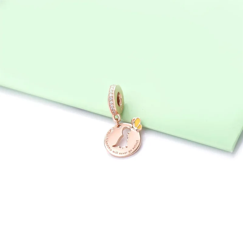 (zdjęcie do) Zawieszka PANDORA Dinozaur z motylem 788180CZ - Wyświetl 2