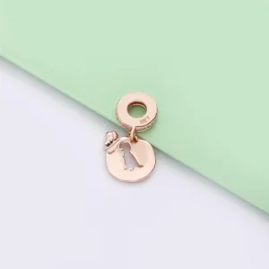 Zawieszka PANDORA Dinozaur z motylem 788180CZ